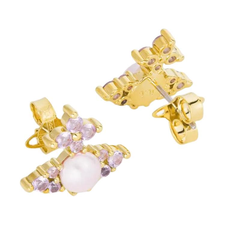 Серьги Серьги-гвоздики Vivienne Westwood женские фиолетовые - изображение 3
