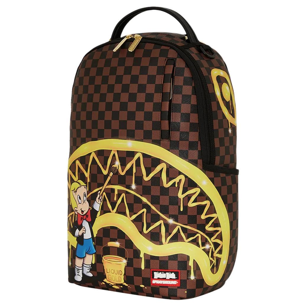 Рюкзак SPRAYGROUND Искусственная кожа Рюкзак Обычный (стандартный) Унисекс Коричневый - изображение 3