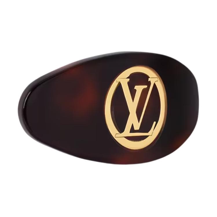 Заколка Louis Vuitton Acetate Hair Clip Tortoise - изображение 2