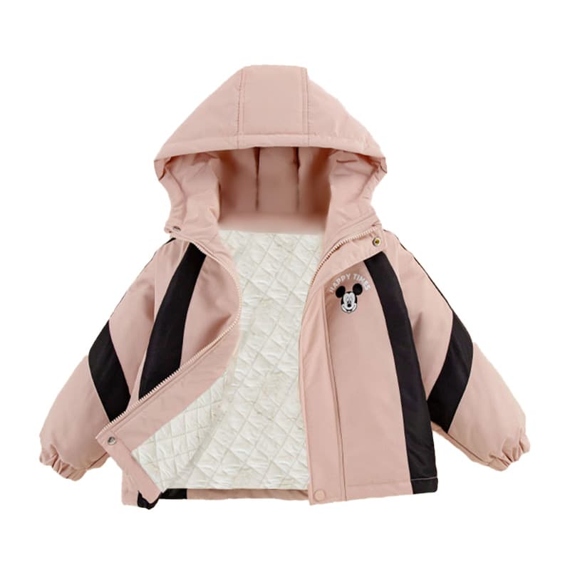 Disney Fashion Minimalist Style Универсальный Удобный Термический Пуховик с Капюшоном - изображение 1