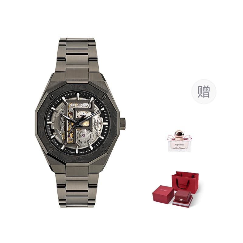 Механические часы FERRAGAMO VERSILIA AUTOMATIC SKELETON 42mm - изображение 1
