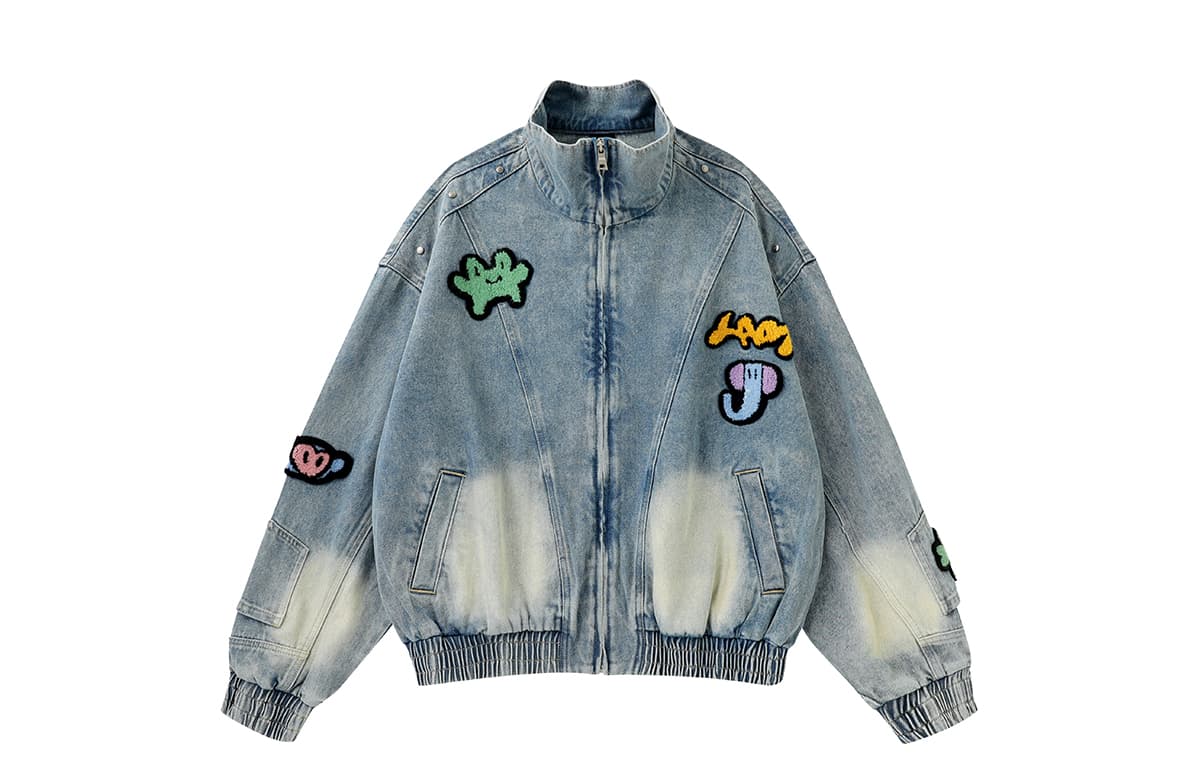 Джинсовая куртка LAMLICKA Blue Unisex Джинсовые куртки - изображение 1