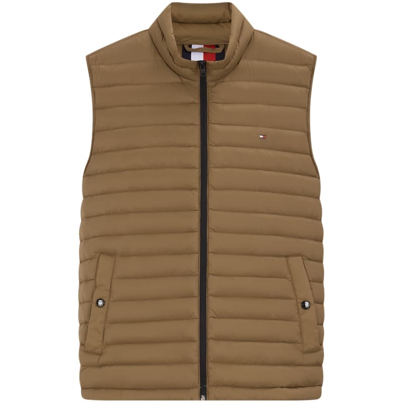 Куртка Tommy Hilfiger Khaki GWJ Мужские пуховые жилеты - изображение 1