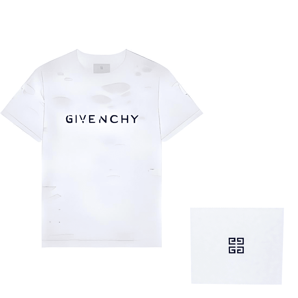 Футболка GIVENCHY SS23 logotT - изображение 7