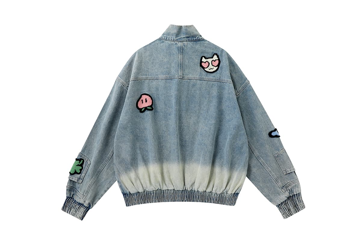 Джинсовая куртка LAMLICKA Blue Unisex Джинсовые куртки - изображение 2