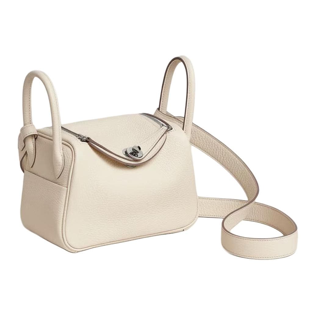 Сумка HERMES Lindy Taurillon Clemence 10 Craie - изображение 2