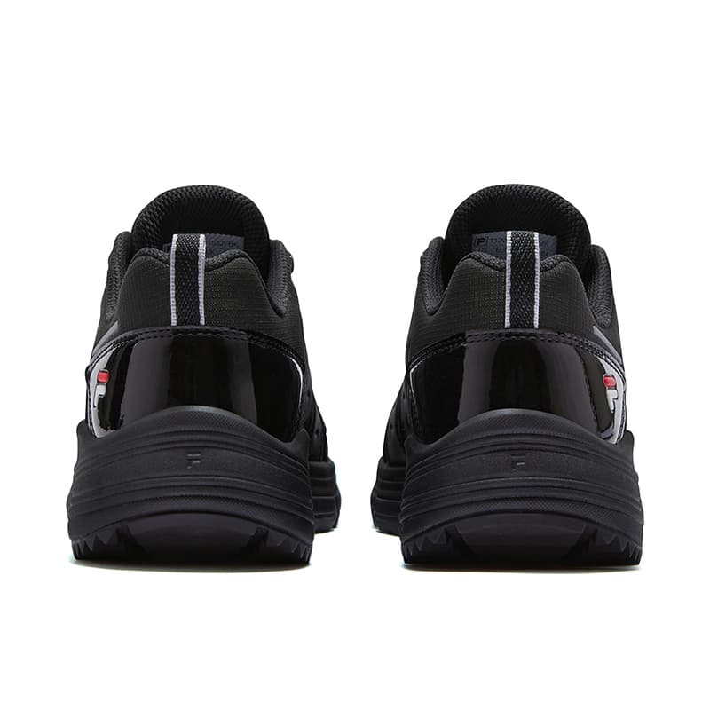 Кроссовки FILA FUSION COMO X Текстиль Синтетическая кожа Низкий топ Уличная обувь Женская Ночная береговая черная - изображение 5