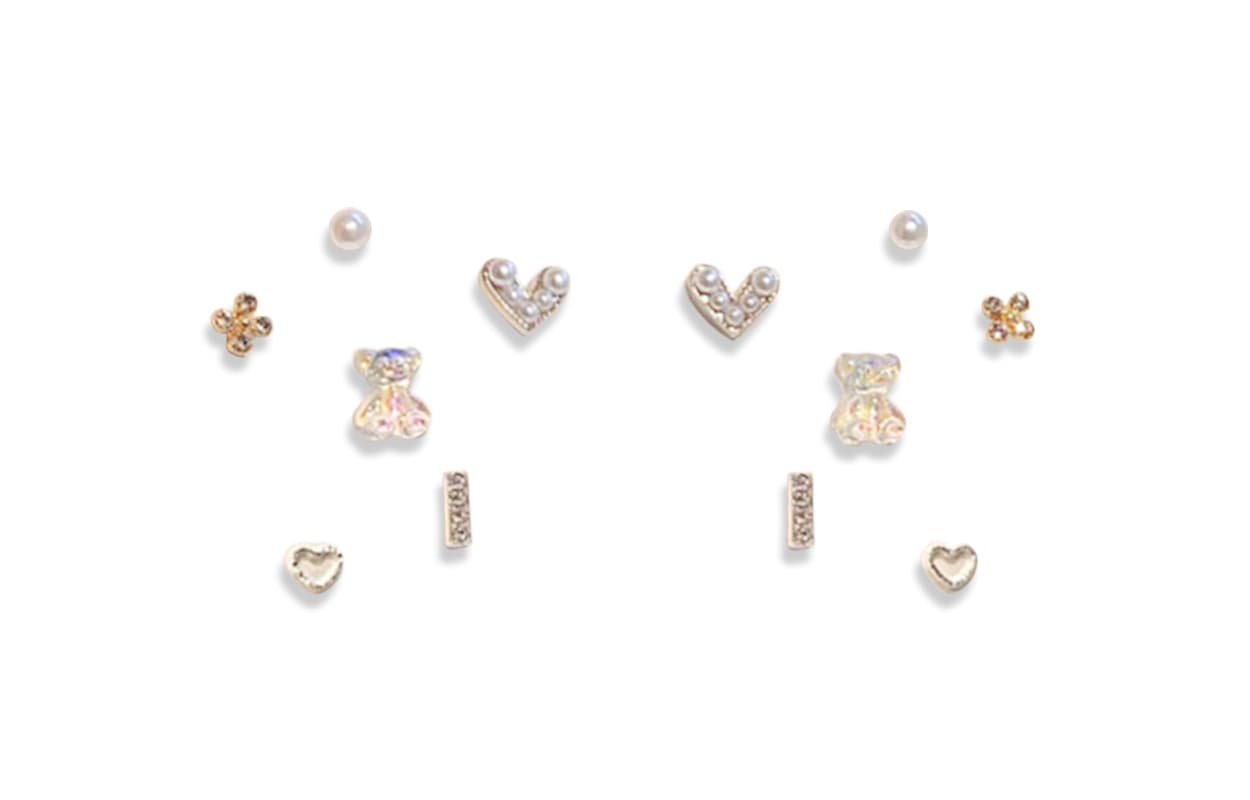 Серьги Серьги-гвоздики Ringlove из сплава женские - изображение 1