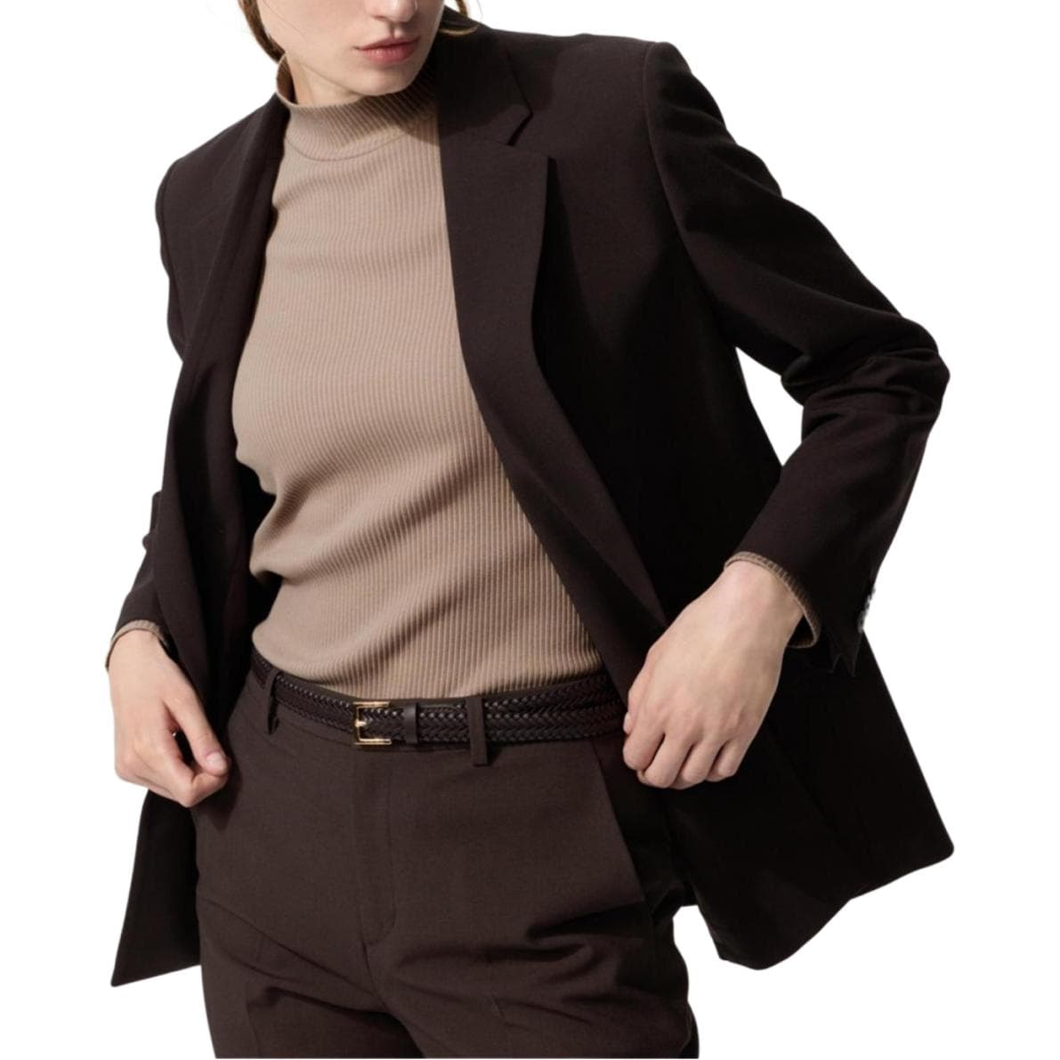 Футболка UNIQLO Темно-бежевые женские T-рубашки - изображение 1
