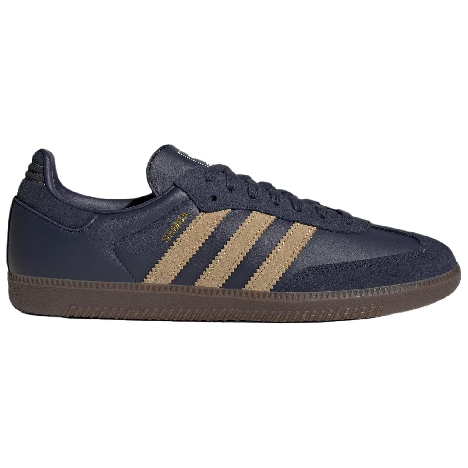 Кроссовки Adidas Originals Samba OG Кеды немецкой армии (GAT) Унисекс Темно-синий - изображение 2