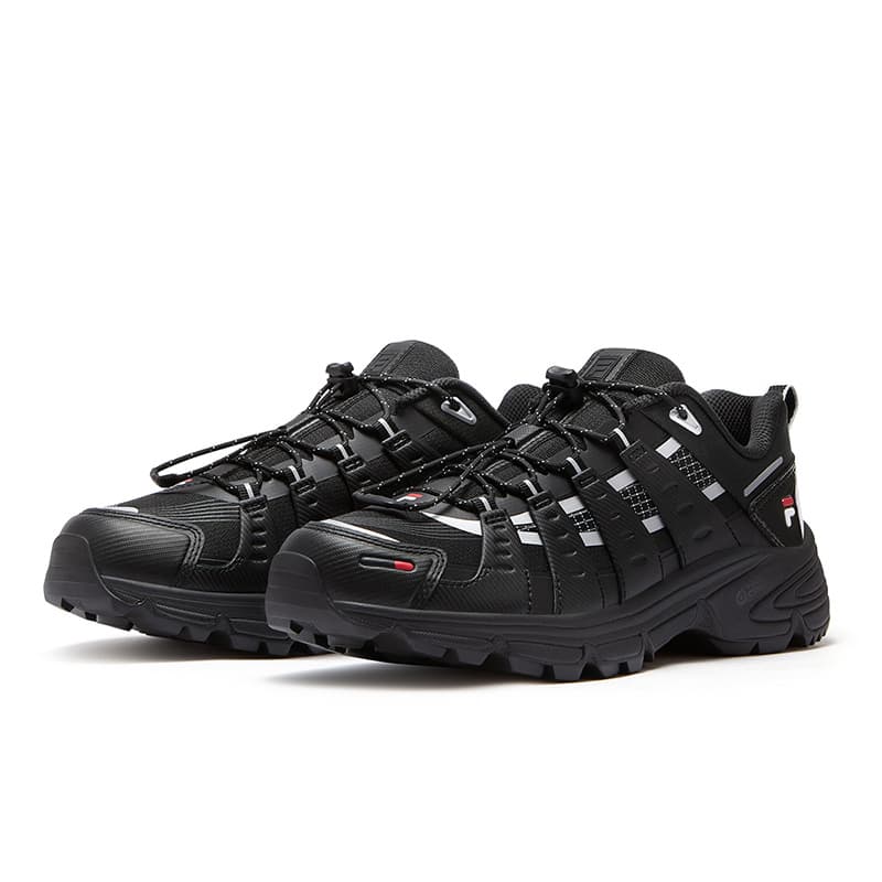 Кроссовки FILA FUSION COMO X Текстиль Синтетическая кожа Низкий топ Уличная обувь Женская Ночная береговая черная - изображение 3