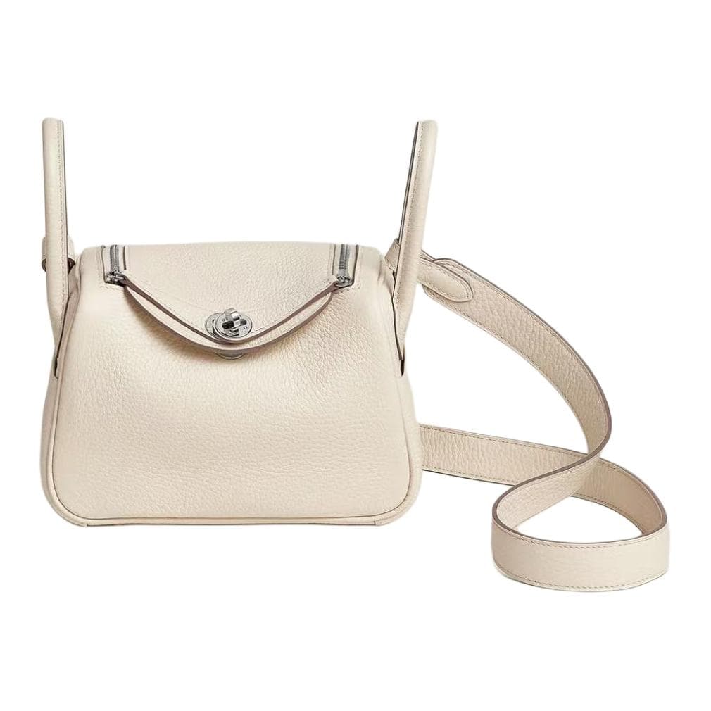 Сумка HERMES Lindy Taurillon Clemence 10 Craie - изображение 1