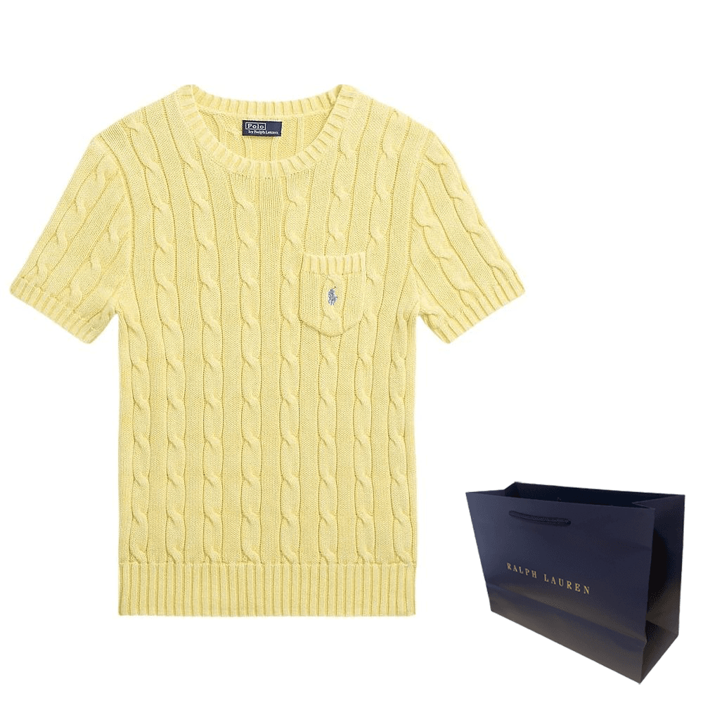 Футболка Polo Ralph Lauren T-рубашка женская желтая - изображение 2
