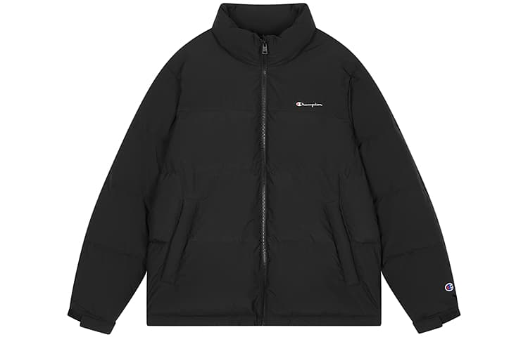 Зимняя куртка Champion Black Unisex Down Jackets Чемпион Черный Унисекс Пуховики - изображение 1