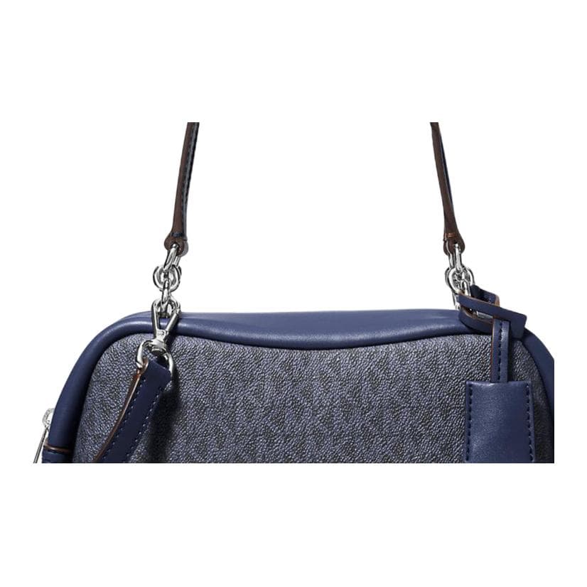 Мини-сумка MICHAEL KORS Cecily Покрытый холст Сумка на плечо Маленький Женские Темно-синий - изображение 4
