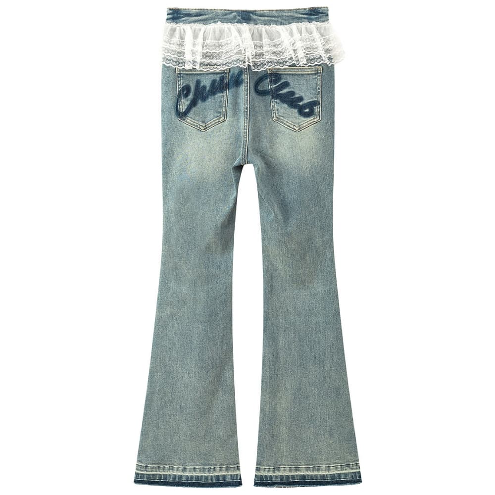 Джинсы CHUU Medium Denim Blue Women's Jeans CHUU Средний деним синий женский джинсы - изображение 2