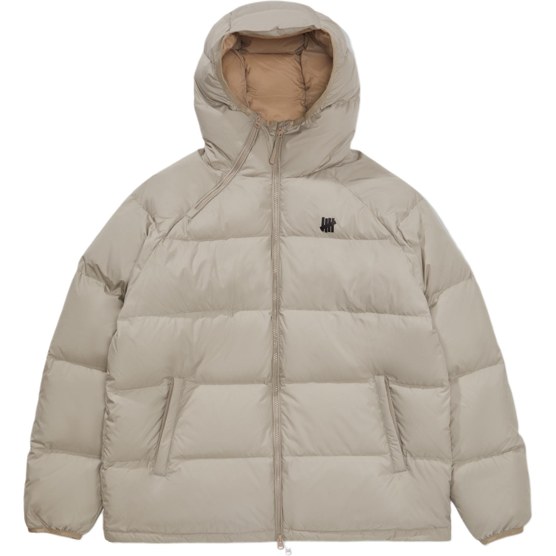 Зимняя куртка UNDEFEATED FW25 Striped Logo Zipper Down Jacket