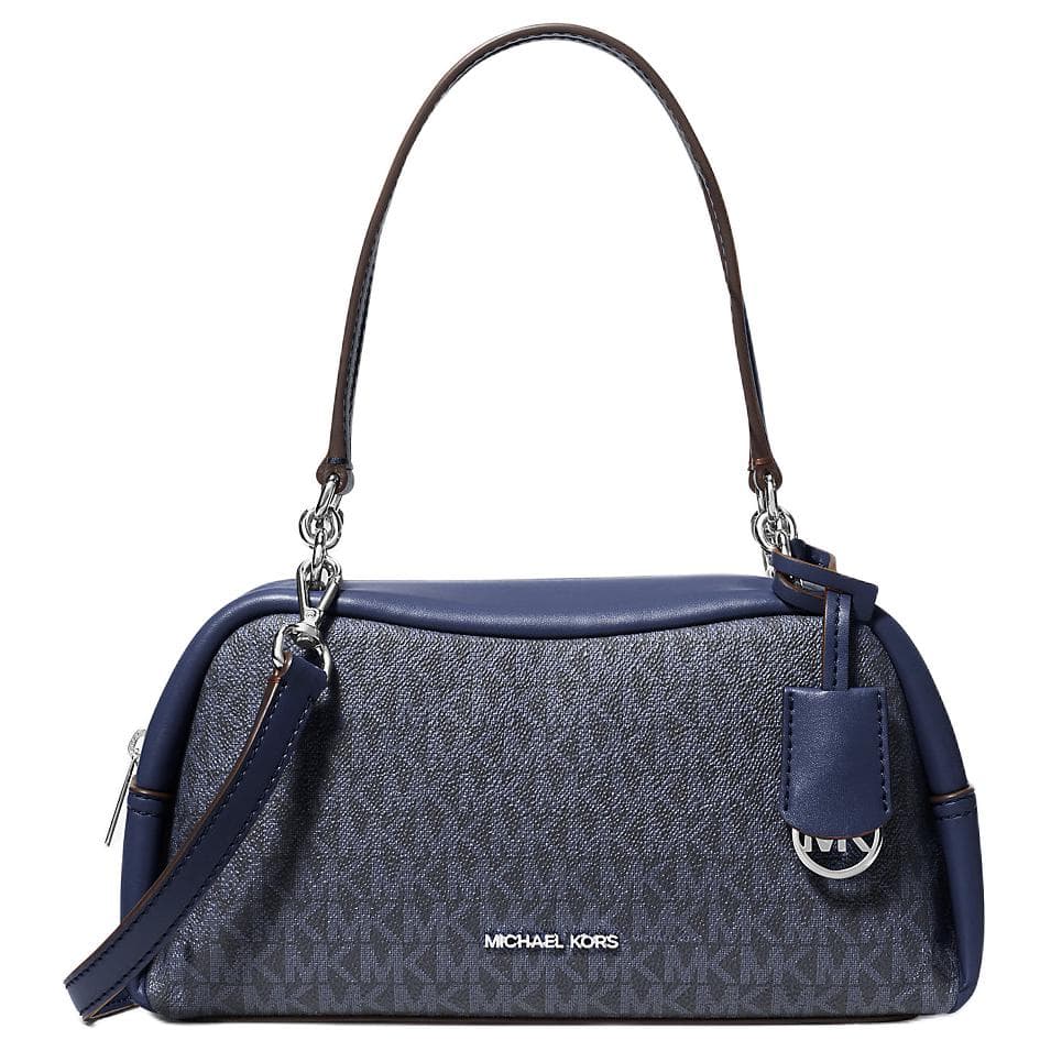 Мини-сумка MICHAEL KORS Cecily Покрытый холст Сумка на плечо Маленький Женские Темно-синий - изображение 1