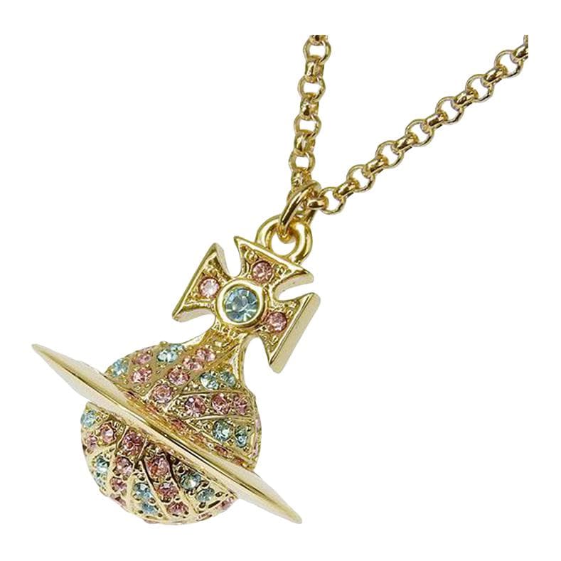 Ожерелье Вивьен Вествуд Оригинальный дизайн Brass Necklaces Женские Золото - изображение 3