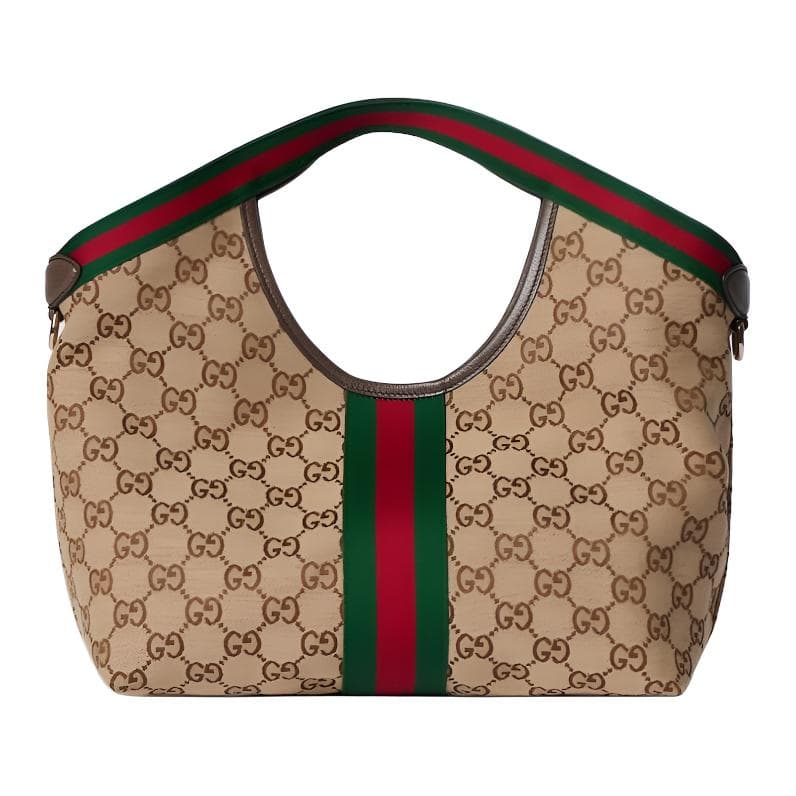 Сумка Gucci Giglio Tote Small Brown - изображение 3