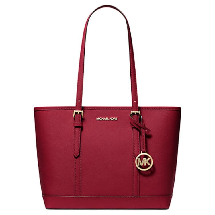 Мини-сумка MICHAEL KORS Jet Set Travel Кожа Плечевая Сумка Маленькая Женская Вишнево-Красная - изображение 1