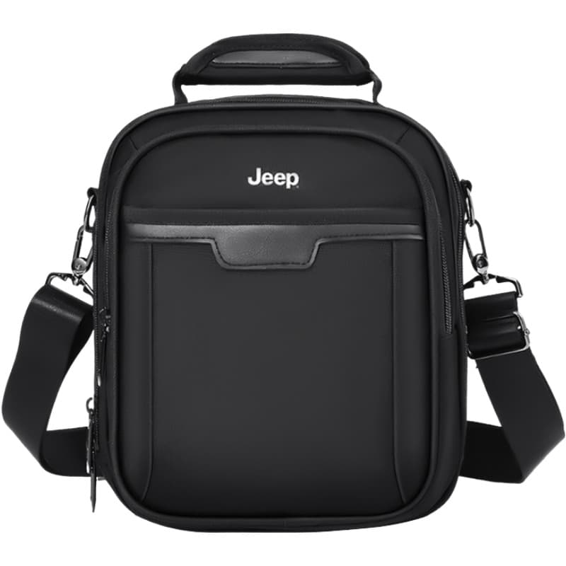 Сумка через плечо Jeep Нейлоновые сумки через плечо Стандартные (стандартные) Мужские Черные - изображение 1