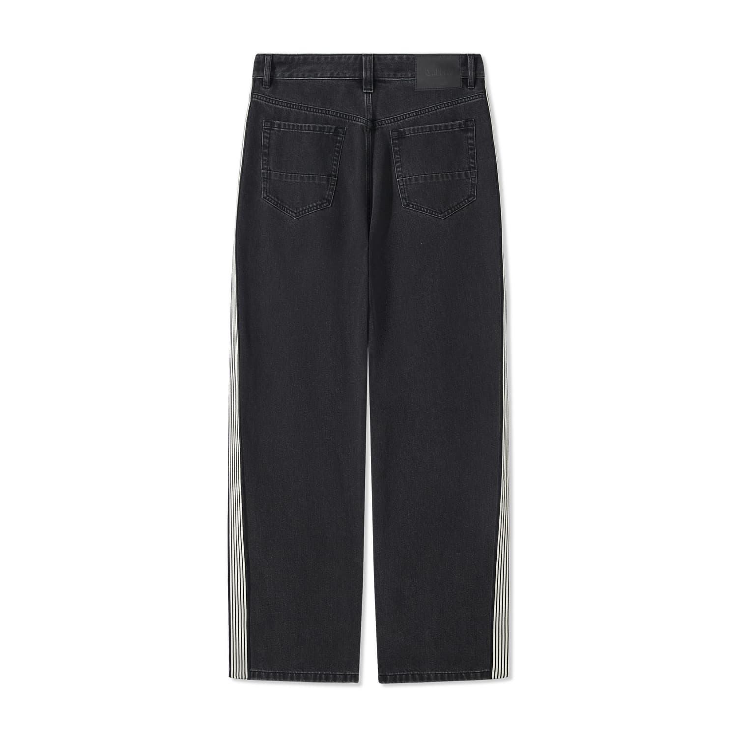 Штаны Cabbeen Charcoal Black (Loose Fit Versatile) Мужские Джинсы - изображение 2