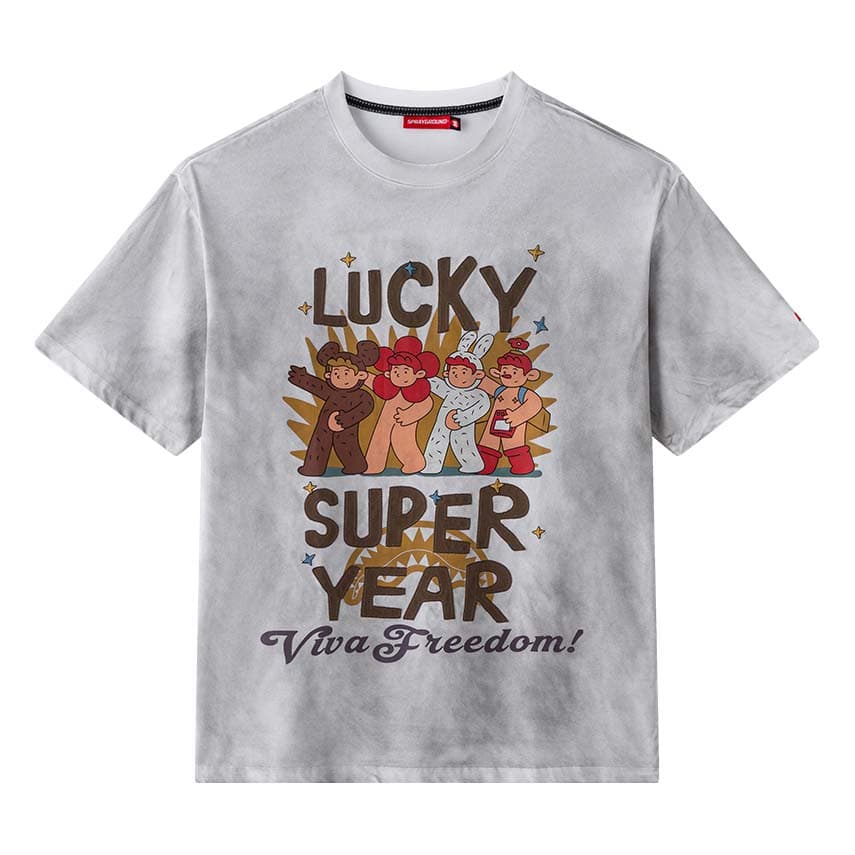 Футболка SPRAYGROUND x FEIDE Короткие рукава T-рубашки унисекс - изображение 2