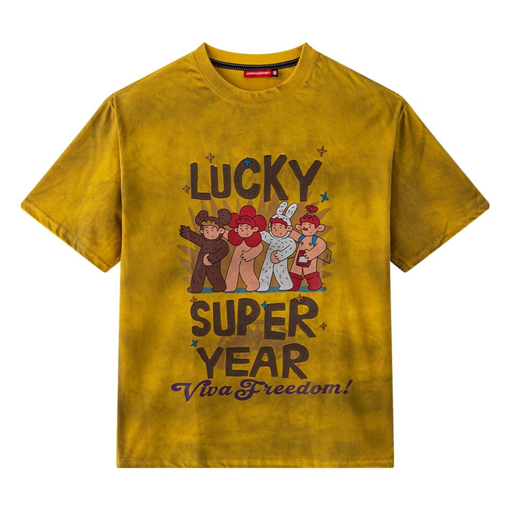 Футболка SPRAYGROUND x FEIDE Короткие рукава T-рубашки унисекс - изображение 1