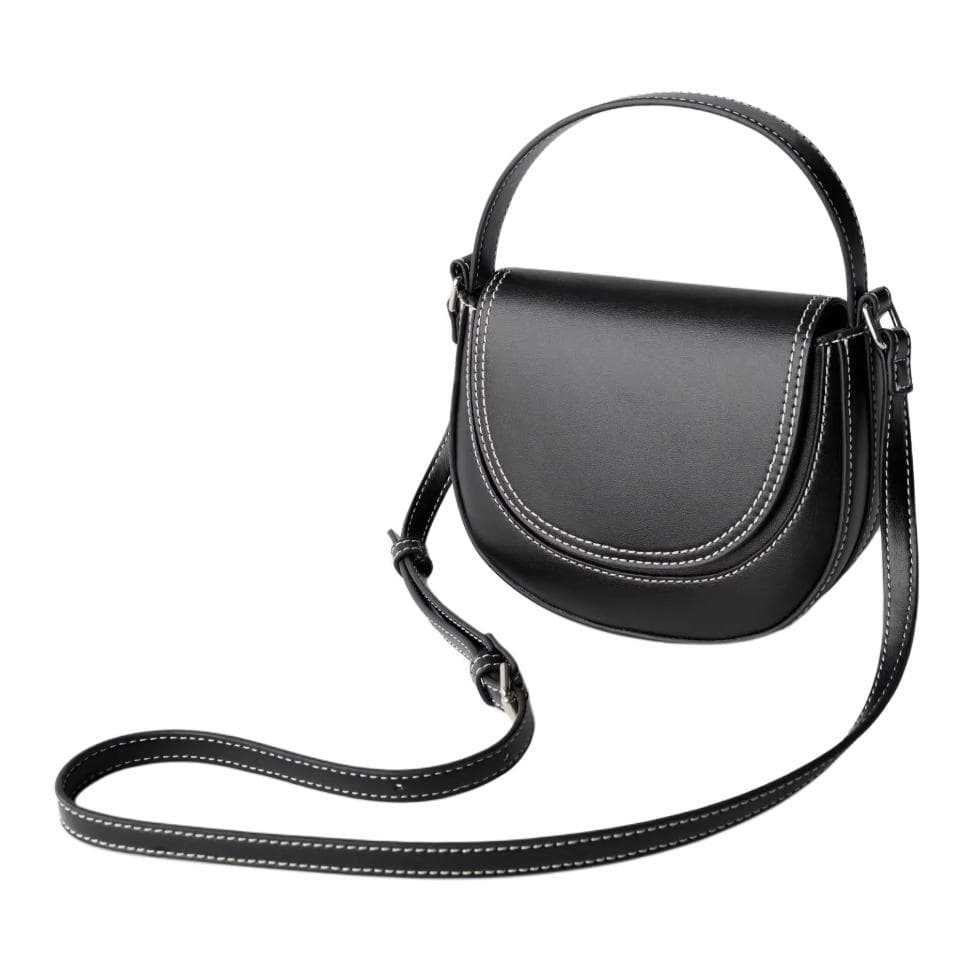 Сумка ZARA Mini Adjustable Strap Crossbody Bag Black - изображение 5
