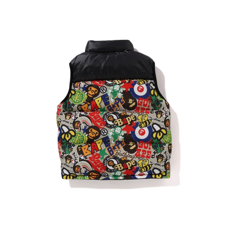 A BATHING APE Пуховый жилет FW25 для детей 3-7 лет - изображение 2