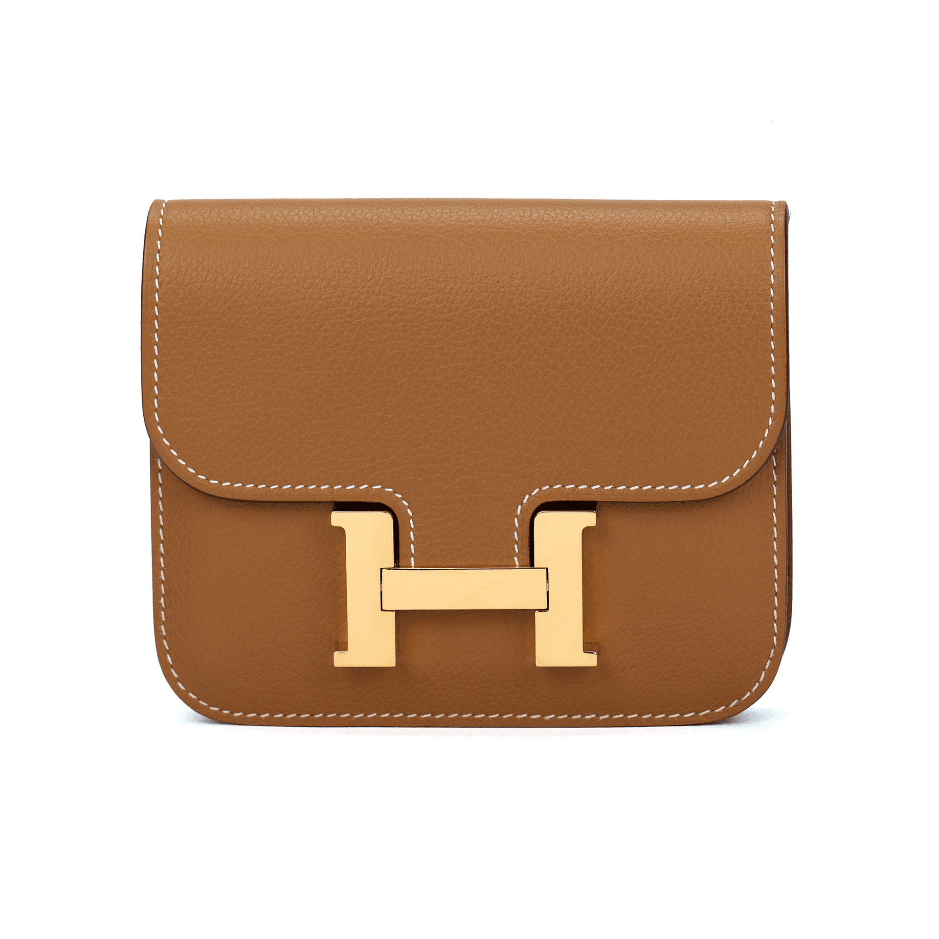 Поясная сумка HERMES Constance Slim Evercolor 37 Gold - изображение 5