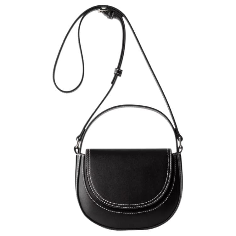 Сумка ZARA Mini Adjustable Strap Crossbody Bag Black - изображение 1