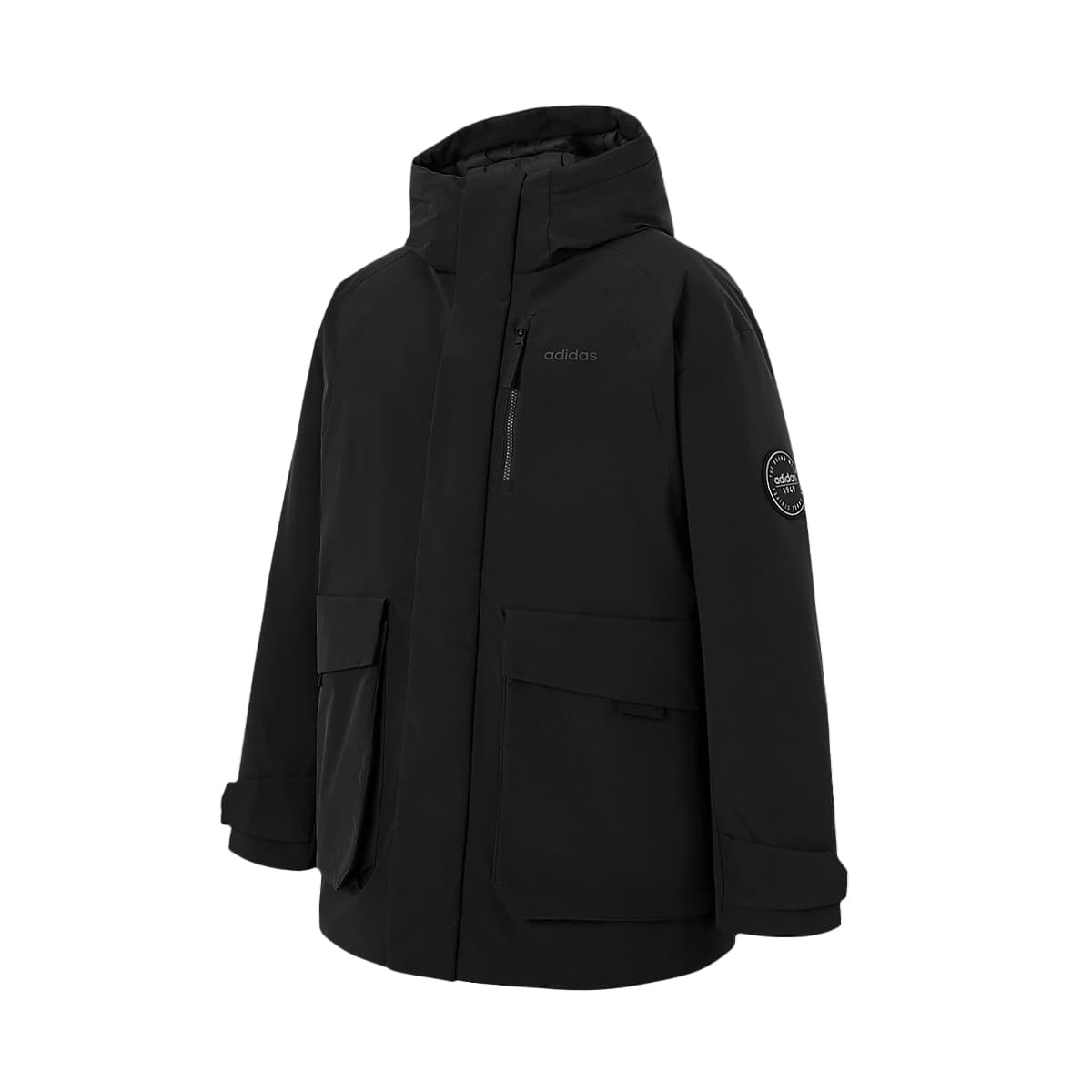 Зимняя куртка Adidas Мужские Черные Пуховики - изображение 1