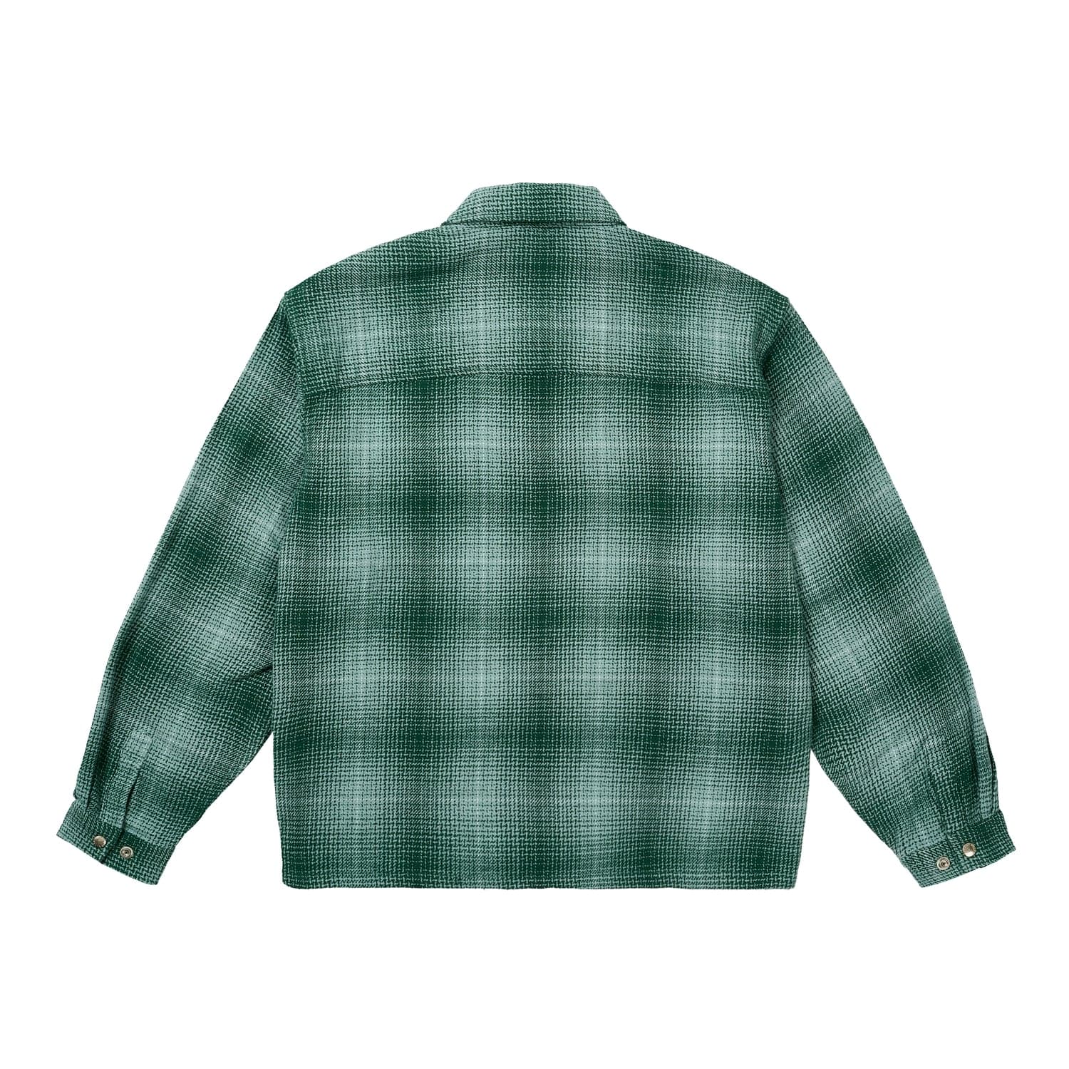 Рубашка PALACE FW25 DROP5 GHOST ZIP SHIRT Оксфордская рубашка с длинными рукавами, отложной воротник, свободный покрой, логотип на груди, унисекс - изображение 2
