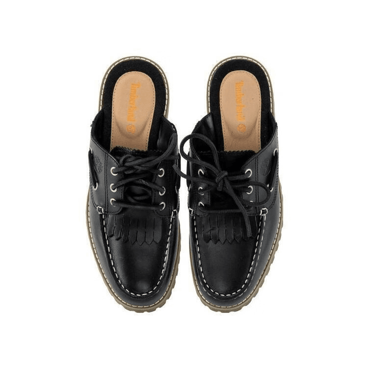Сандалии Timberland Noreen Износостойкие противоскользящие тапочки для дома женские черные - изображение 4
