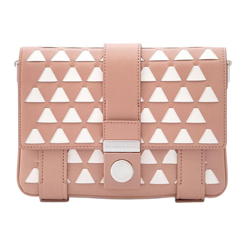 Мини-сумка CHARLES&KEITH PU сумка через плечо маленький размер женский розовый - изображение 1