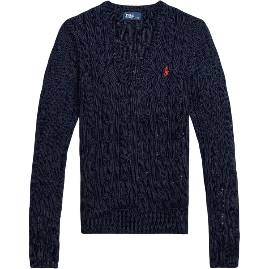 Кофта Polo Ralph Lauren SS25 Трикотаж Облегающий Женские Hunter Темно-синий - изображение 1