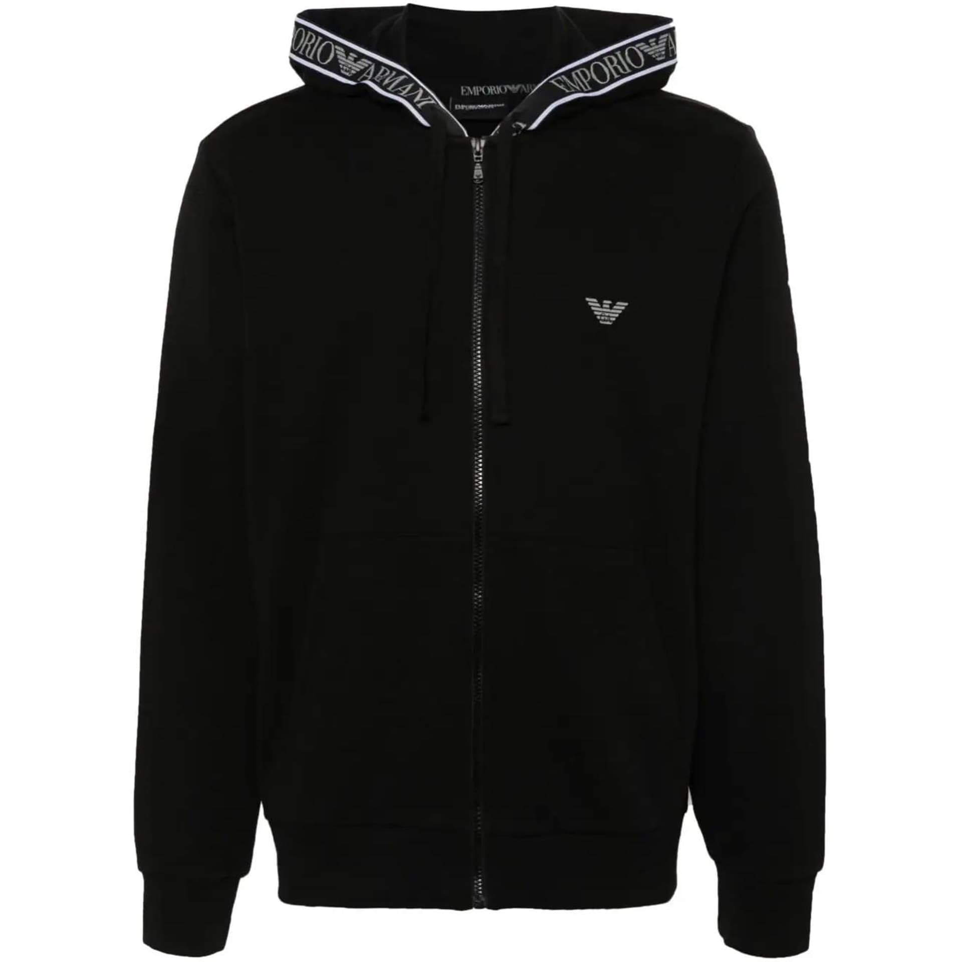Куртка Emporio Armani Hoodie Jacket Black - изображение 1
