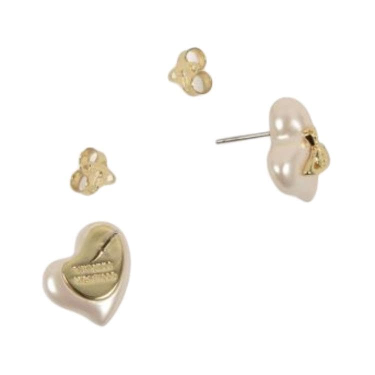 Серьги Серьги Vivienne Westwood с брассовыми штифтами женские бежевые - изображение 4