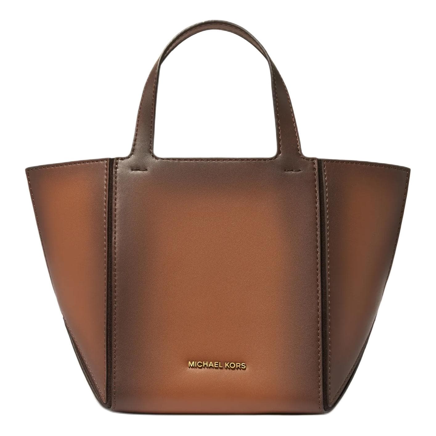 Сумка MICHAEL KORS Jordi Коровья кожа Сумки Маленький Унисекс Коричневый - изображение 1