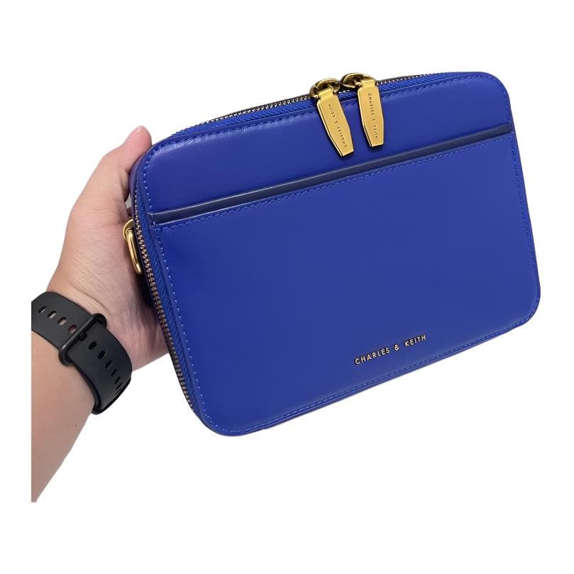 Мини-сумка CHARLES KEITH Сумка через плечо Сумка на плечо Женская Кобальтовый синий - изображение 2