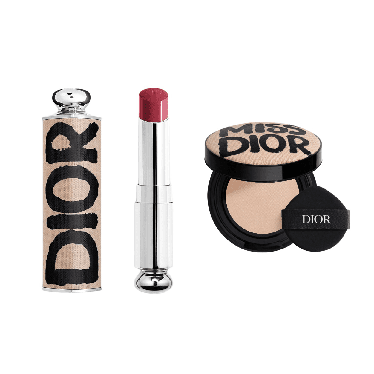DIOR Unrestrained Телесный Ограниченный Замок Воздух Подушка Волшебный Помада Макияж Набор Волшебных Цветов Шелковистый - изображение 3