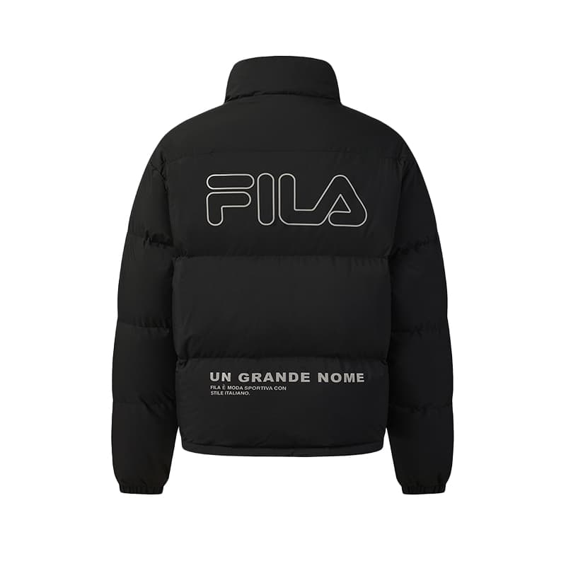 Зимняя куртка FILA Пуховик Мужской Глубокий черный - изображение 2