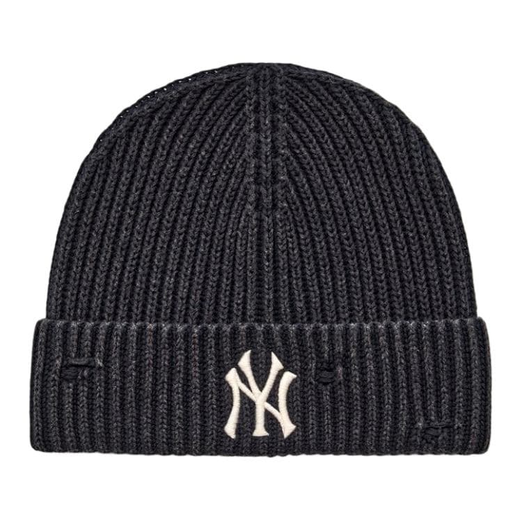 Шапка MLB Хлопковые шапки-бини унисекс черные и серые - изображение 1
