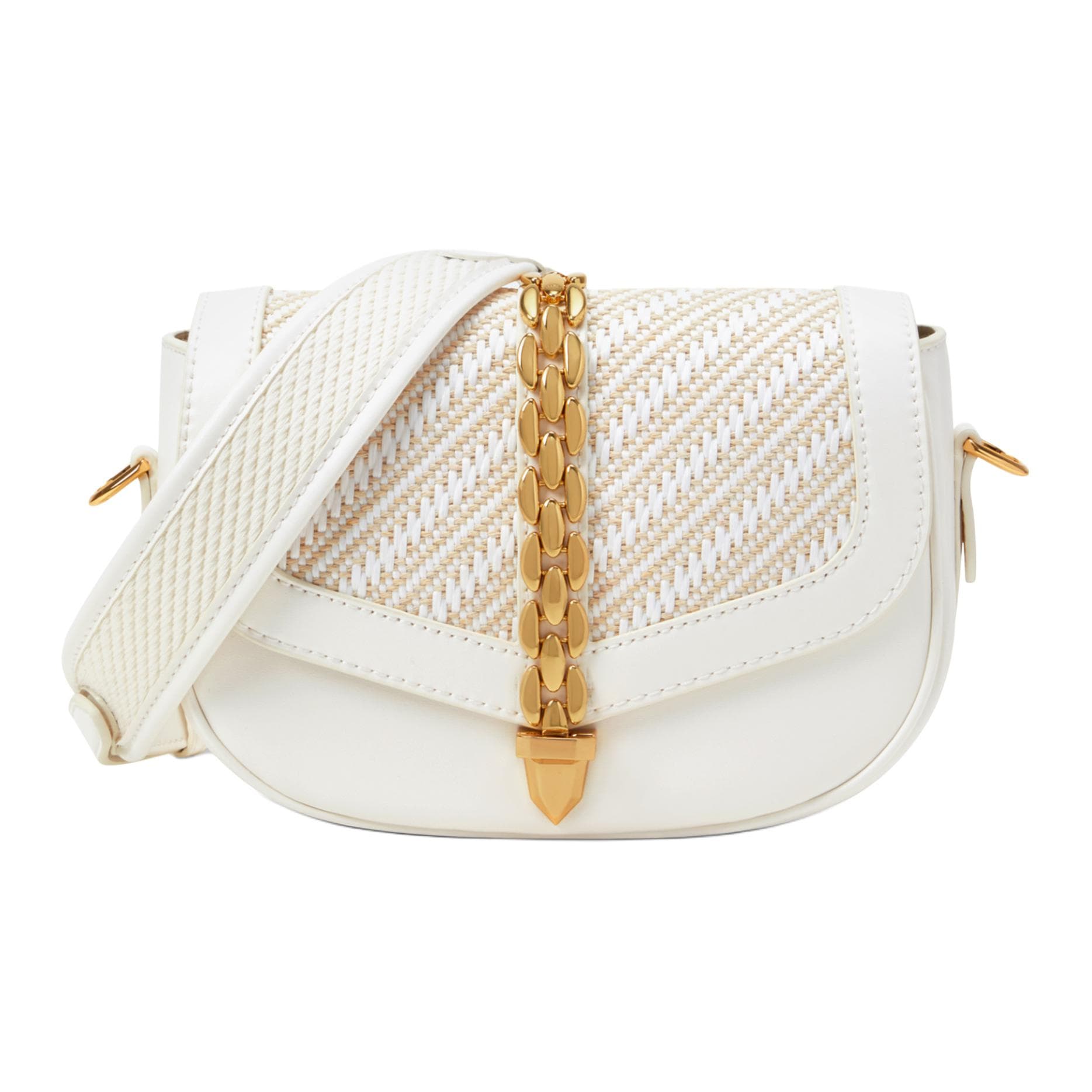 Сумка через плечо CHARLESKEITH PU WhiteChocolateBlack - изображение 1