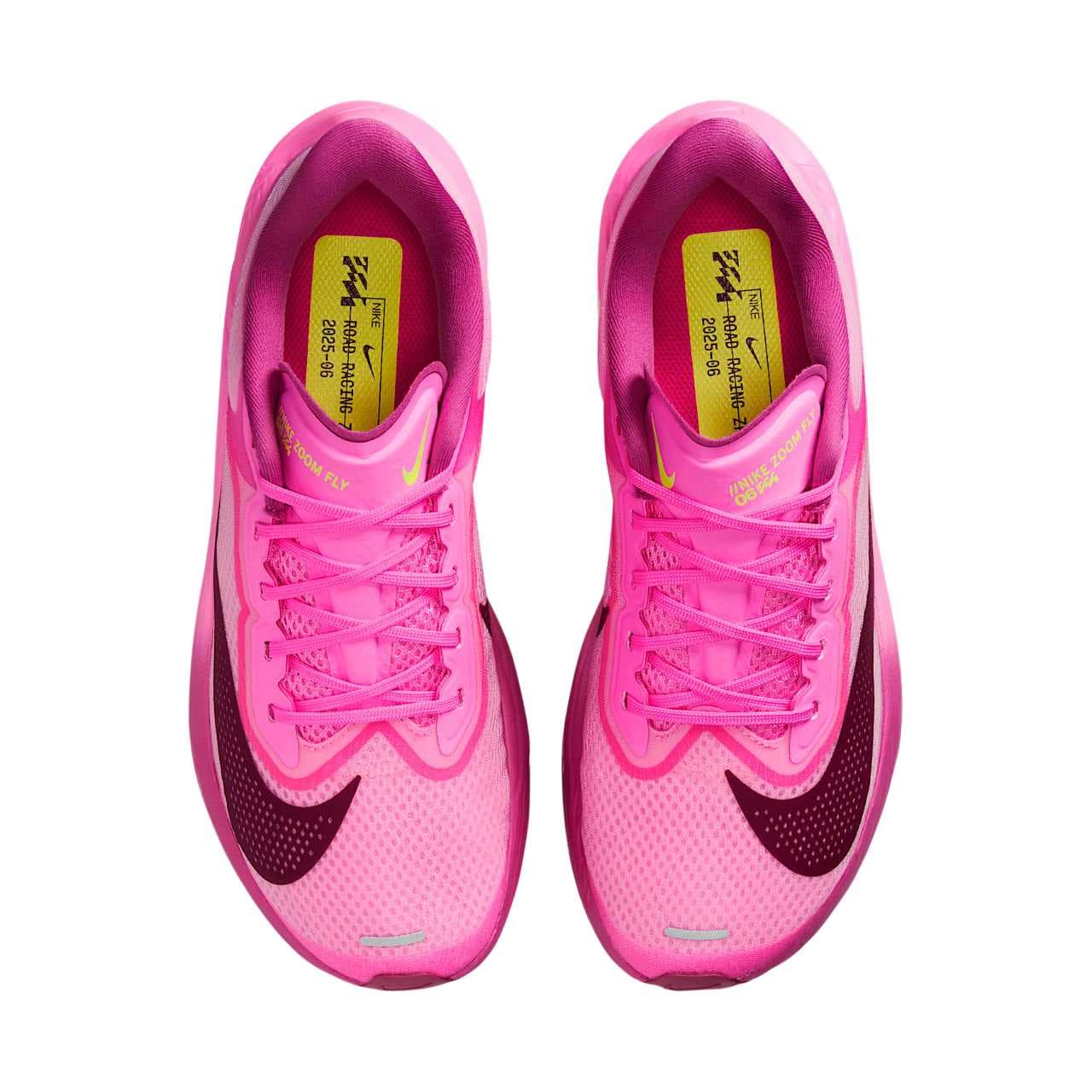 Кроссовки для бега NIKE Zoom Fly 6 Oтскок Низкий Топ ZoomX Пена Сочетание с Углеродным Волоконным Спиннер Марафон Беговые Кроссовки Женские - изображение 4