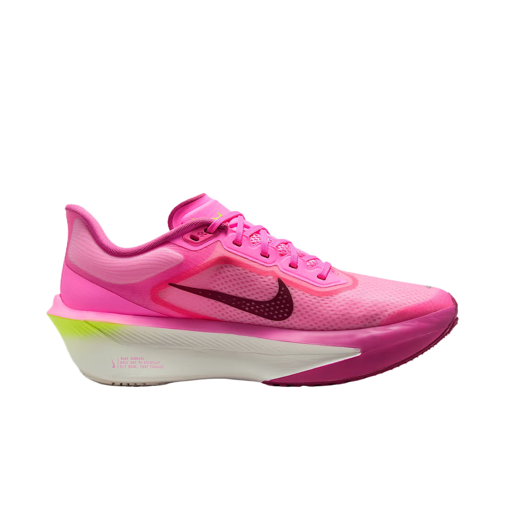 Кроссовки для бега NIKE Zoom Fly 6 Oтскок Низкий Топ ZoomX Пена Сочетание с Углеродным Волоконным Спиннер Марафон Беговые Кроссовки Женские - изображение 2