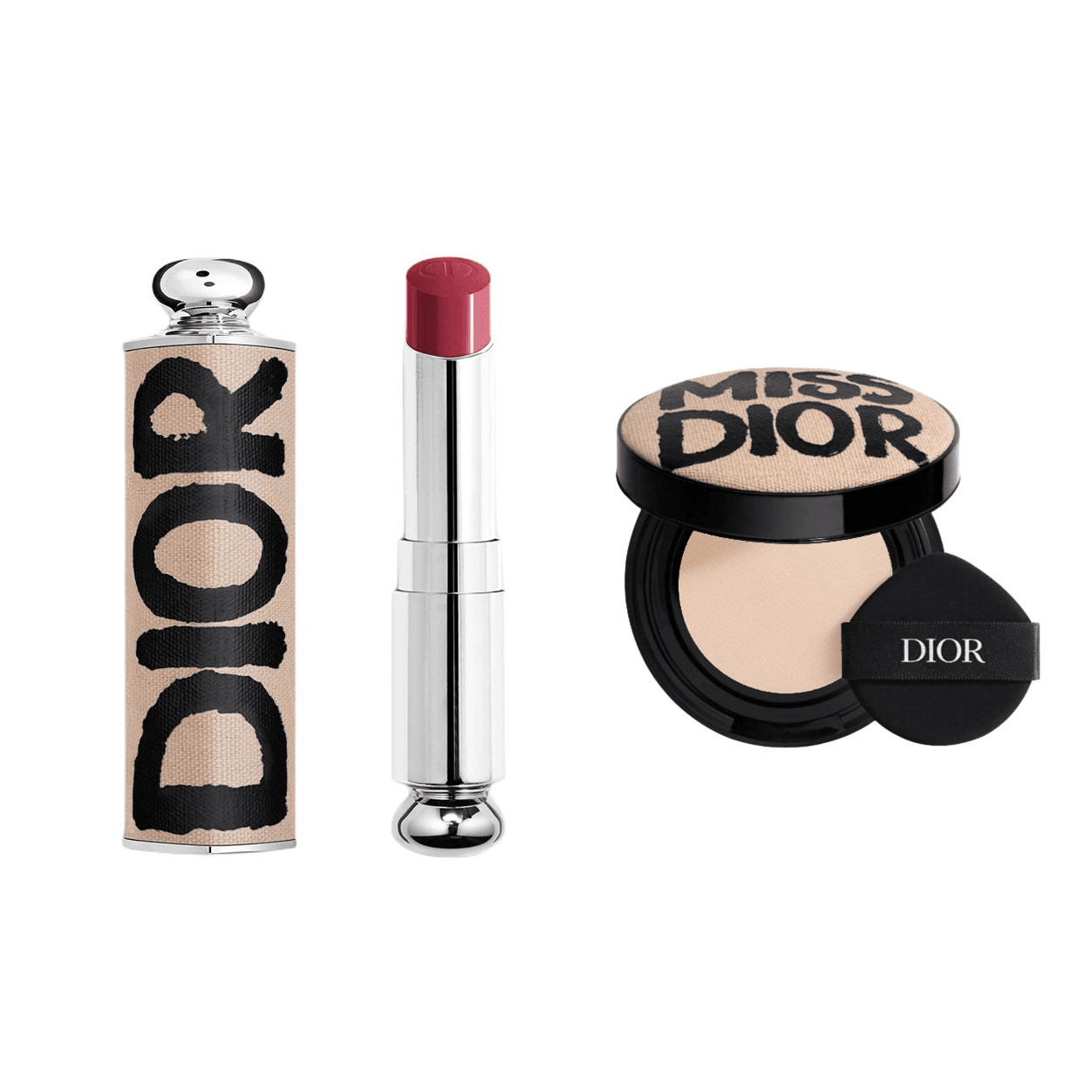 DIOR Unrestrained Телесный Ограниченный Замок Воздух Подушка Волшебный Помада Макияж Набор Волшебных Цветов Шелковистый - изображение 1