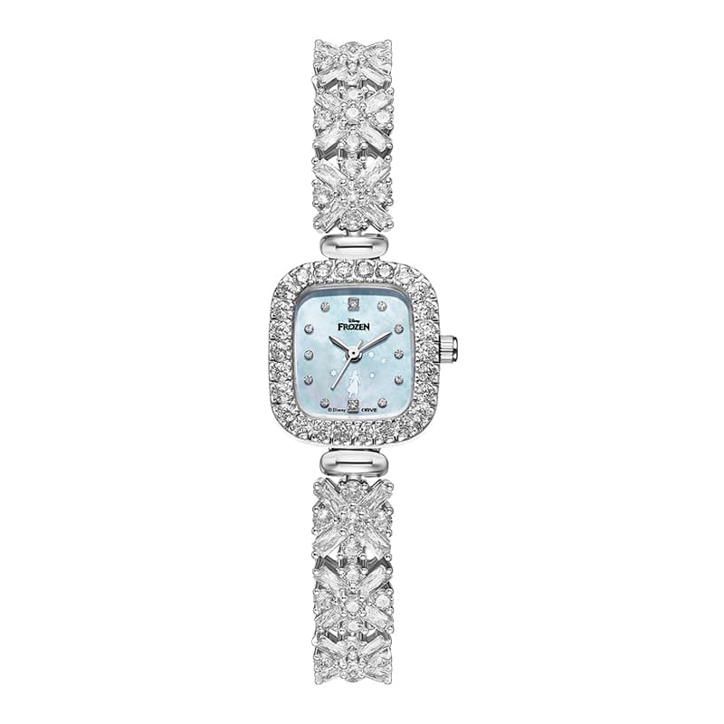 Часы Disney Snowflake Goddess Кварцевый механизм Eco Friendly Медные Шнуровка Часы Женские Часы - изображение 1